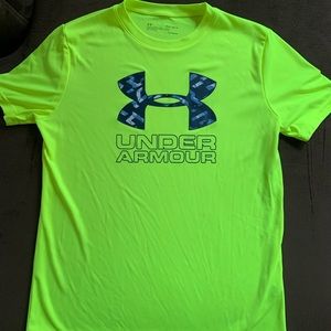 ❗️SALE❗️Under Armour Heatgear Youth T-Shirt Yellow